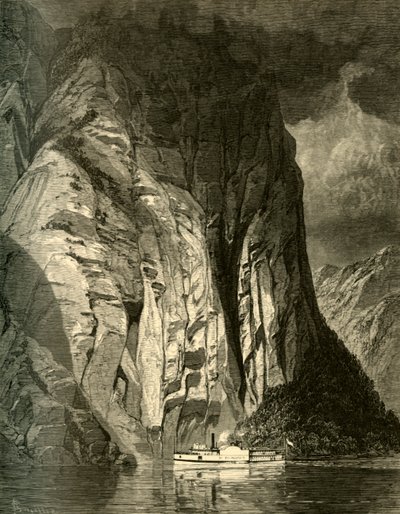 "Under Trinity Rock, Saguenay", 1874.   de James David Smillie