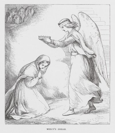O sonho de Mercy (gravura) de James Dawson Watson
