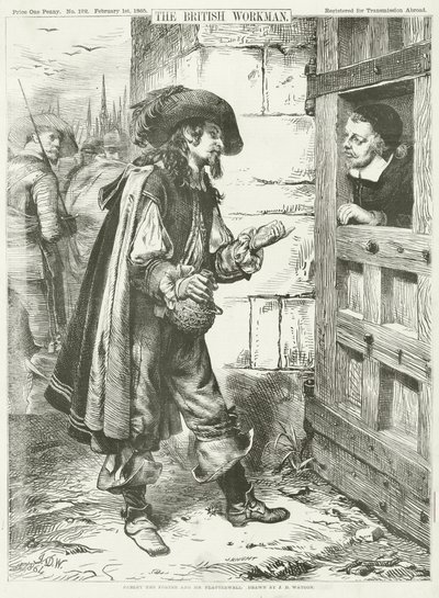 Parley the Porter e Mr Flatterwell (gravura) de James Dawson Watson