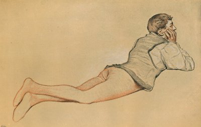 Boccaccio: A cena de abertura em Decamerone Decameron, c1900 de James Dromgole Linton
