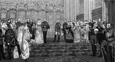 Casamento do duque e da duquesa de Albany, 27 de abril de 1882, 1900 de James Dromgole Linton