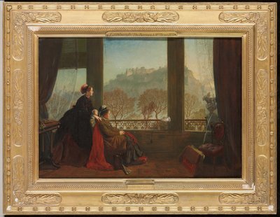 Retrato da Baronesa Burdett Coutts e sua companheira, Sra. Brown, Edimburgo, 1874, de James Drummond
