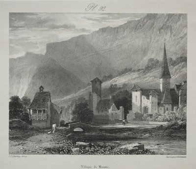 Uma série de assuntos das obras do falecido RP Bonington: Um Estudo da Natureza ..., 1829. de James Duffield Harding