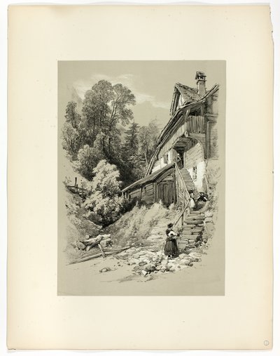 Brunnen, de Seleções Pitorescas de James Duffield Harding