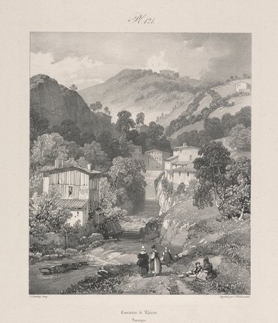 Cataratas de Thiers, Auvergne de James Duffield Harding