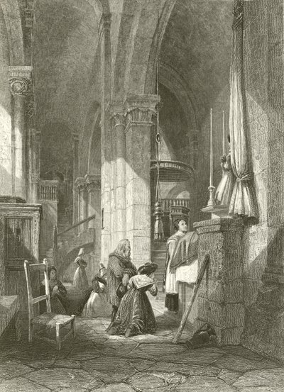 Igreja de Polignac, Auvergne de James Duffield Harding