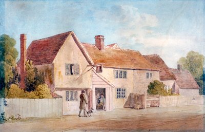 "Cottages at Chadwell, Essex", século XIX.       de James Duffield Harding