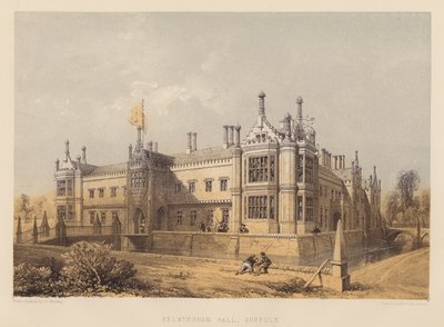 Helmingham Hall, Suffolk (aquatint) de James Duffield Harding
