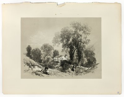 Perto de Betws y Coed, IN. País de Gales, de Seleções Pitorescas de James Duffield Harding