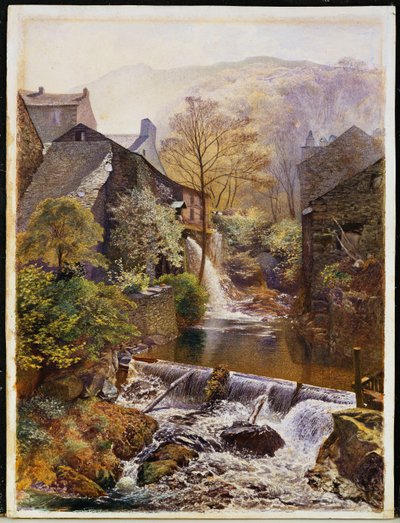 O velho moinho de água de James Duffield Harding
