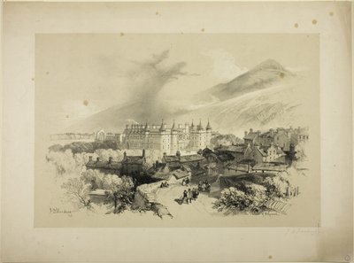 O Palácio de Holyrood de James Duffield Harding