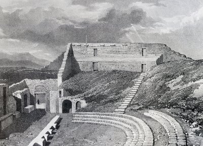 Teatro Trágico, 1828 de James Duffield Harding