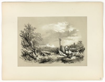 Castelo Tynemouth, de Seleções Pitorescas de James Duffield Harding