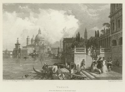 Veneza, da entrada do Grande Canal de James Duffield Harding