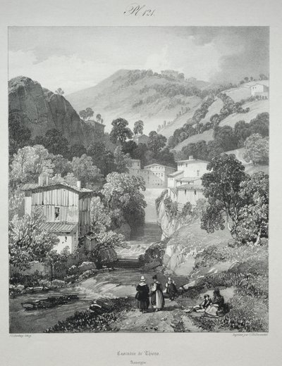 Viagens pitorescas e românticas na França antiga. Auvergne ..., 1825. de James Duffield Harding