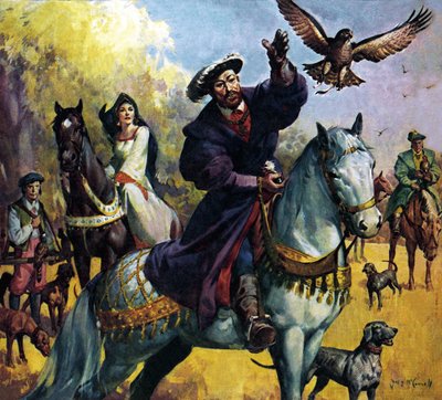 Henrique VIII e Ana Bolena de James Edwin McConnell