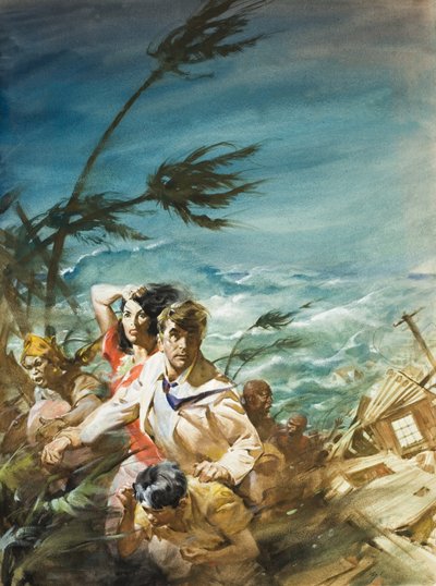 Furacão (guache sobre papel) de James Edwin McConnell