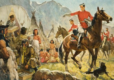 Montadas () e índios de James Edwin McConnell