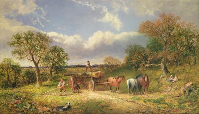 Carrinho em uma paisagem de James Edwin Meadows