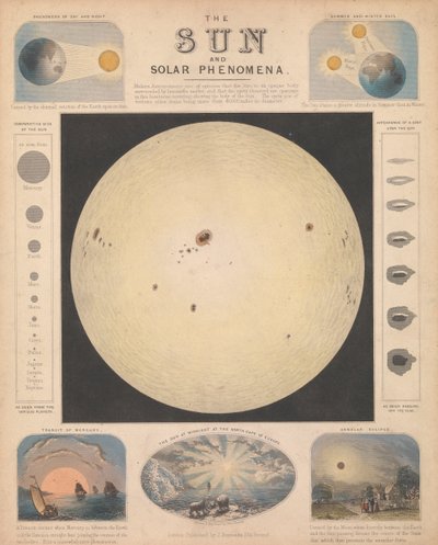 O sol e os fenómenos solares de James & Emslie John (1813 75) Reynolds