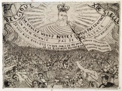 A Bélgica no século XIX de James Ensor