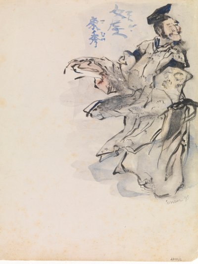 Chinoiserie, um homem de James Ensor