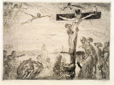 Cristo atormentado pelos demónios de James Ensor