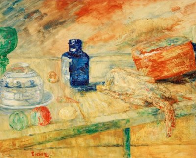 O frasco azul de James Sidney Ensor