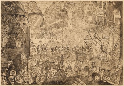 A entrada de Cristo em Bruxelas de James Ensor