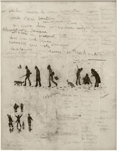 História sem palavras (Hunter in winter) de James Sidney Ensor