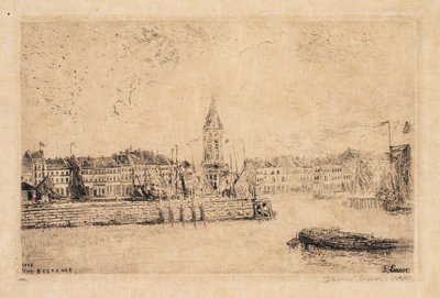 Vista de Ostende, a leste de James Ensor