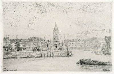 Vista de Ostende, a leste de James Ensor