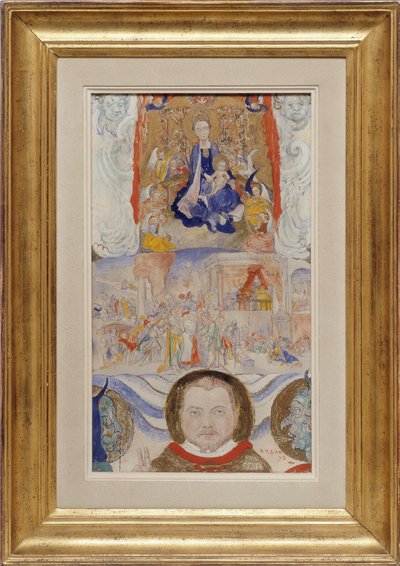 Ícone, Retrato de Eugene Demolder de James Ensor