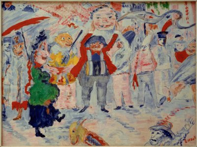 Karneval na Flandres de James Sidney Ensor