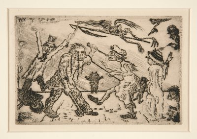 La col?re (Wrath), do portfólio Les p?ch?s capitaux (The Deadly Sins) de James Ensor