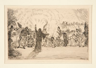Le Christ aux mendiants (Cristo e os Mendigos) de James Ensor