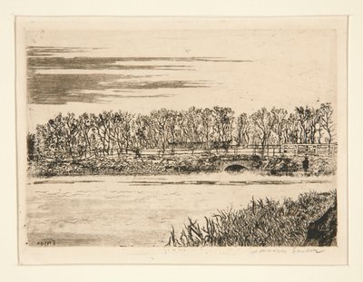 Le pont du bois ? Ostende (A Ponte na Madeira em Ostende) de James Ensor