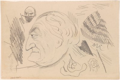 Homem de perfil de James Ensor