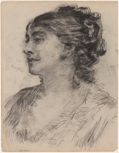 Retrato de uma Mulher de James Ensor