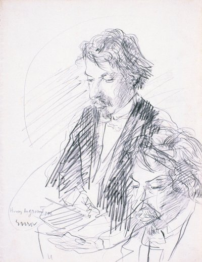Retrato do artista, Henry de Groux de James Ensor