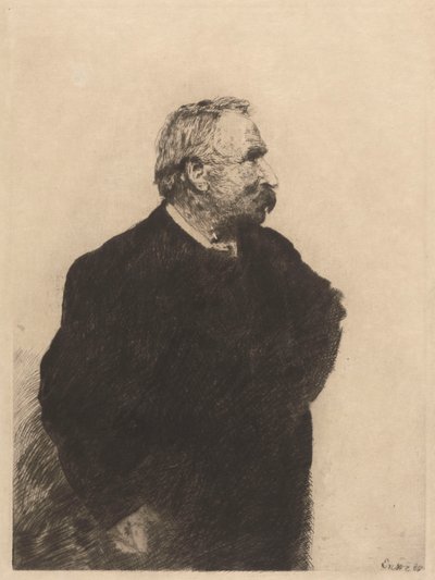 Retrato de Ernest Rousseau de James Ensor