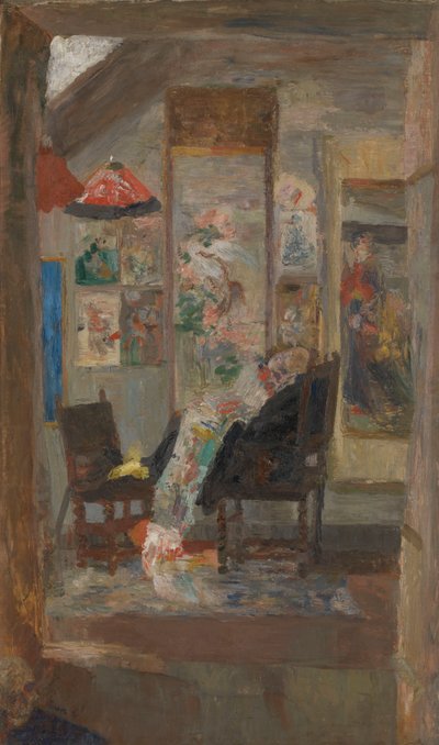 Skelet observa objetos de estilo chinoiserie de James Ensor