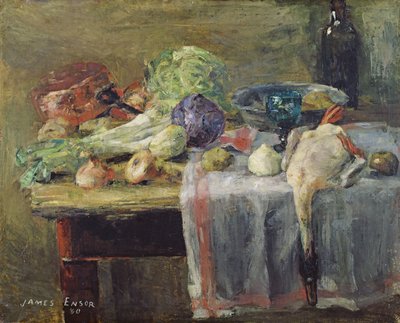 Natureza Morta com Pato de James Ensor