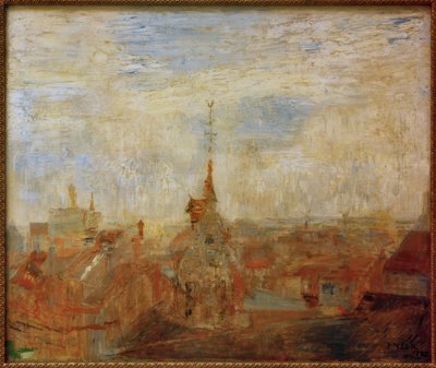 Os seus telhados Ostend Roofs de James Sidney Ensor