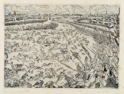 A Batalha dos Esporões Dourados de James Ensor