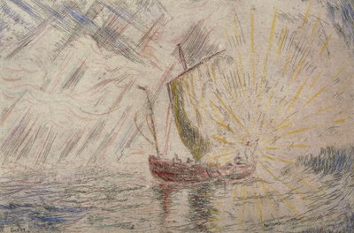 O Cristo a acalmar a tempestade de James Ensor