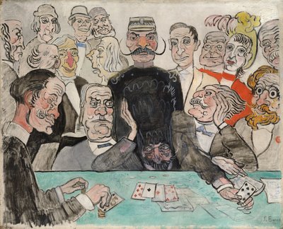 The Gamblers; Les Joueurs de James Ensor