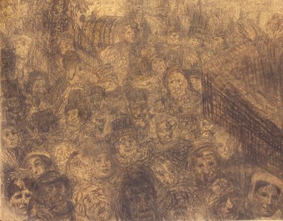 O Vivas e o Radiante: A Entrada de Cristo em Jerusalém (desprezo) de James Ensor