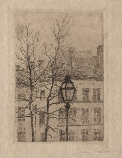 O candeeiro de rua de James Ensor
