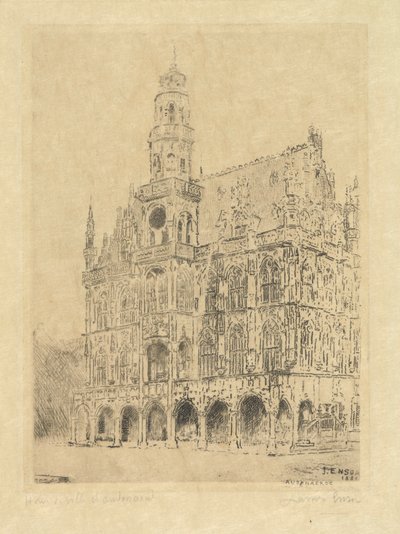 Câmara Municipal de Oudenaarde de James Ensor